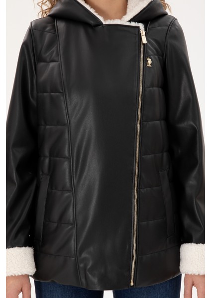 Kadın Siyah Deri Mont-Kaban 50297225-001