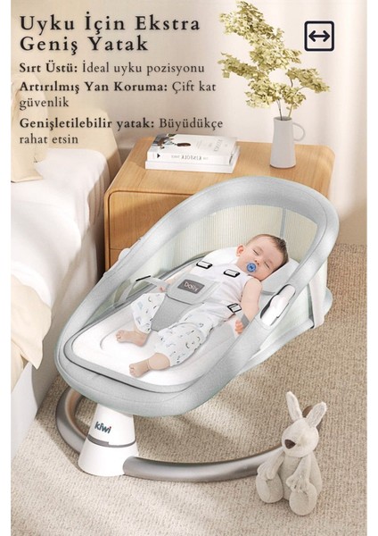 Dolly 2in1 Otomatik Sallanan Kademe Ayarlı Beşik ve Anakucağı -Kahve fiyatları