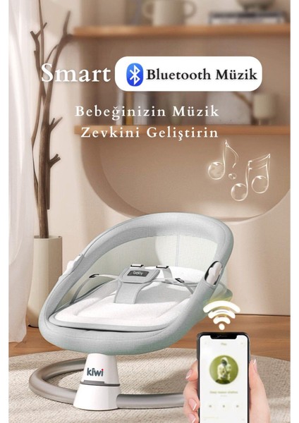 Dolly 2in1 Otomatik Sallanan Kademe Ayarlı Beşik ve Anakucağı -Kahve