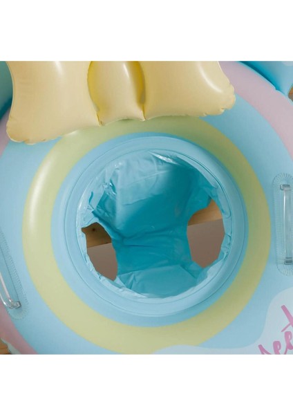 Renkli Oturaklı Bebek- Çocuk Yüzme Simidi 1-5 Yaş Mavi modelleri