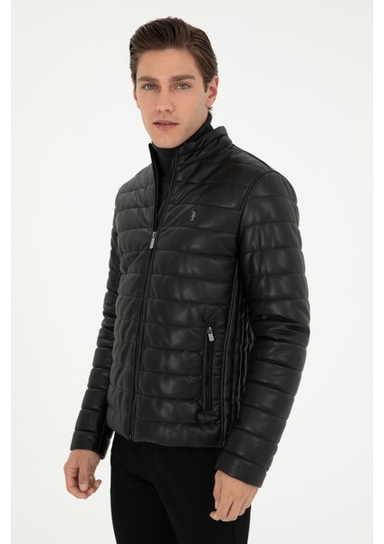 Erkek Siyah Deri Mont-Kaban 50297251-001 modelleri