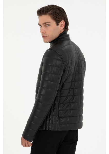 Erkek Siyah Deri Mont-Kaban 50297251-001 indirimleri