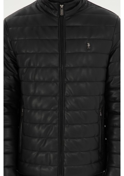 Erkek Siyah Deri Mont-Kaban 50297251-001