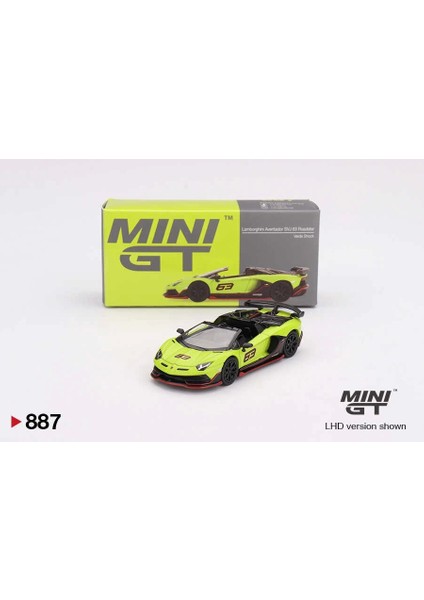 1/64 Lamborghini Aventador Svj 63 Roadster Verde Shock