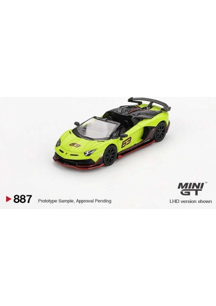 1/64 Lamborghini Aventador Svj 63 Roadster Verde Shock fiyatları