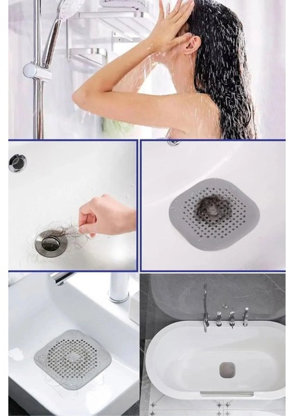 Lavabo Küvet Gider Filtresi - Tıkanıklık Engelleyici ve Su Akışını Düzenleyici