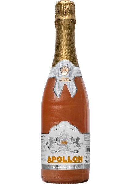 Mango Aromalı Alkolsüz Şampanya Simli ve Renkli - Mango Aromalı Gazlı İçecek