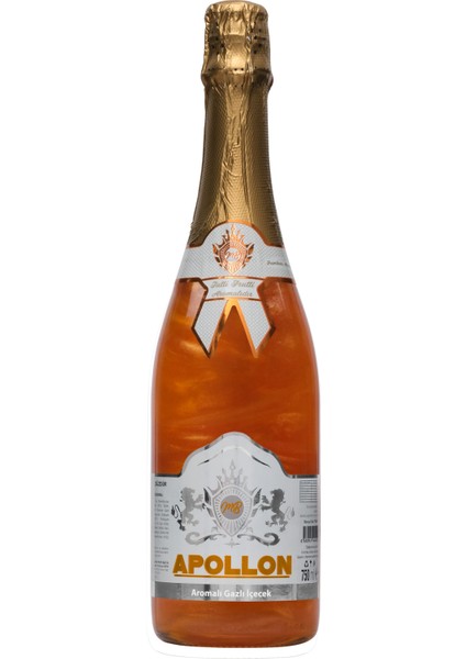 Tuttu Frutti Alkolsüz Şampanya Simli ve Renkli - Frambuaz Aromalı Gazlı İçecek