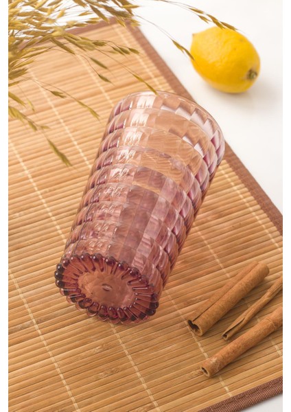Allegra Mürdüm 6 Lı Bardak Seti 750 ml Akrilik Malzeme - Cam Değildir Kırılmaya Dayanıklı
