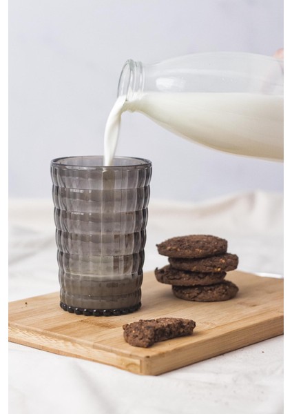 Allegra Füme Akrilik Bardak 6'lı Set | 400 ml | Kırılmaya Dayanıklı, Cam Değildir | Su, Meşrubat ve Sunum Için Uygun