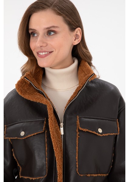 Kadın Kahverengi Deri Mont-Kaban 50297229-400 fiyatları