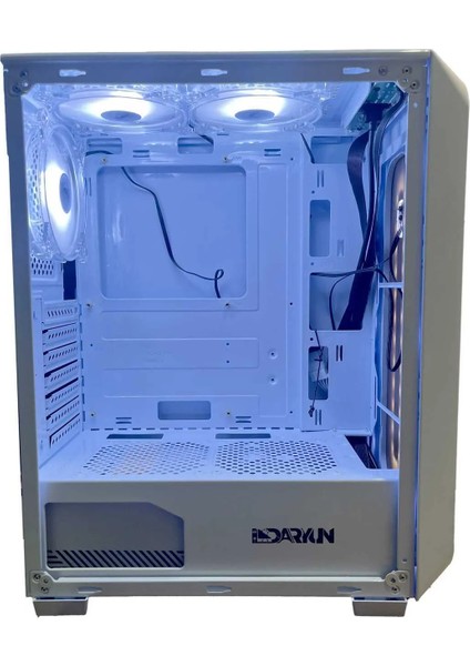 Ifesto 3 x 120 mm Whıte Panel Argb Fanlı Cam Panelli Bilgisayar Kasası