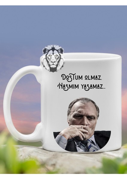 Laz Ziya Karakter ve Söz Baskılı Kupa Bardak