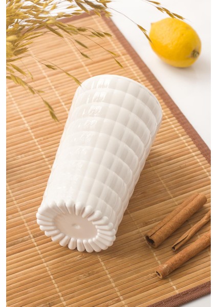 Allegra Beyaz 6 Lı Bardak Seti 750 ml Akrilik Malzeme - Cam Değildir Kırılmaya Dayanıklı