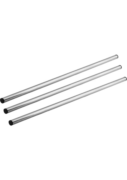 (3 Adet) Alüminyum Metal Oklava Tekli 74 cm Mutfak Börek Hamur Un Yufka Açma Silindir Yuvarlak Krom indirimleri