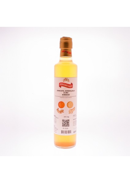 Zencefi̇lli̇ Zerdeçalli Elma Si̇rkesi̇ 500 Ml