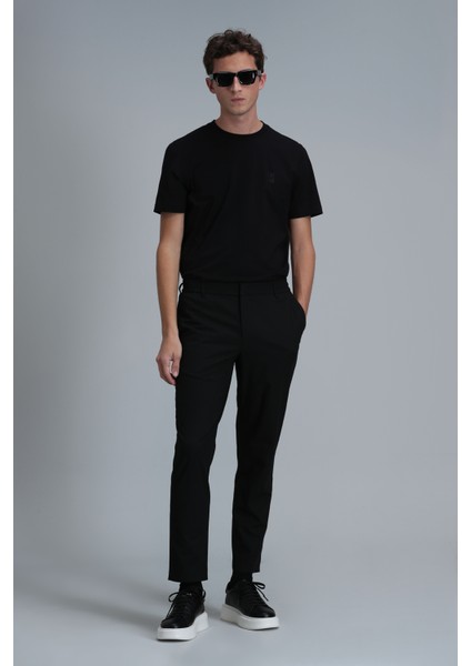 Pablo Modern Grafik T- Shirt Siyah