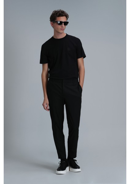 Pablo Modern Grafik T- Shirt Siyah