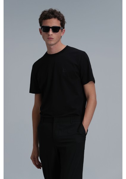 Pablo Modern Grafik T- Shirt Siyah