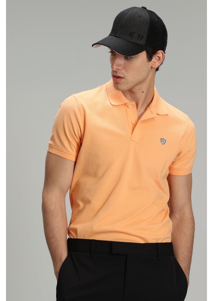 Laon Spor Polo Yaka Erkek Tişört Siyah