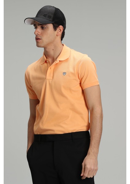 Laon Spor Polo Yaka Erkek Tişört Siyah