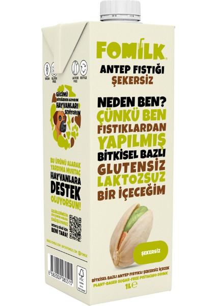 Antep Fıstığı Şekersiz 1 lt