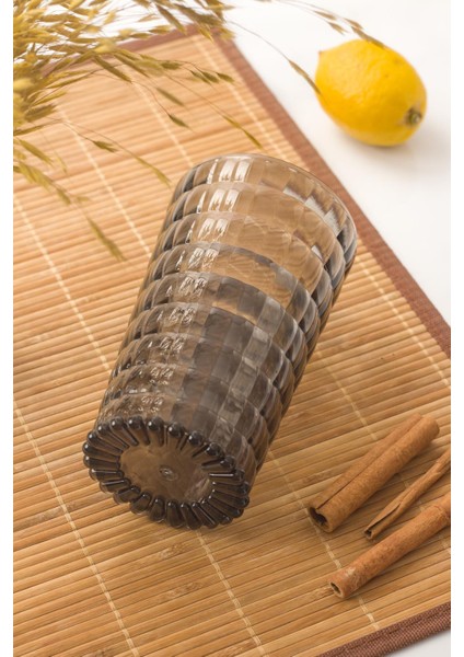 Allegra Füme 6 Lı Bardak Seti 750 ml Akrilik Malzeme - Cam Değildir Kırılmaya Dayanıklı