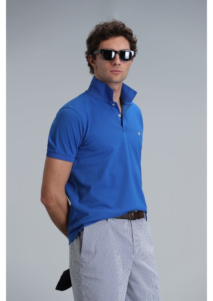 Laon Smart Erkek Polo Tişört Slim Fit Siyah