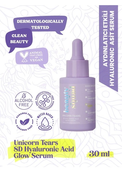 Unicorn Tears 8d Hyaluronic Acid Glow Serum