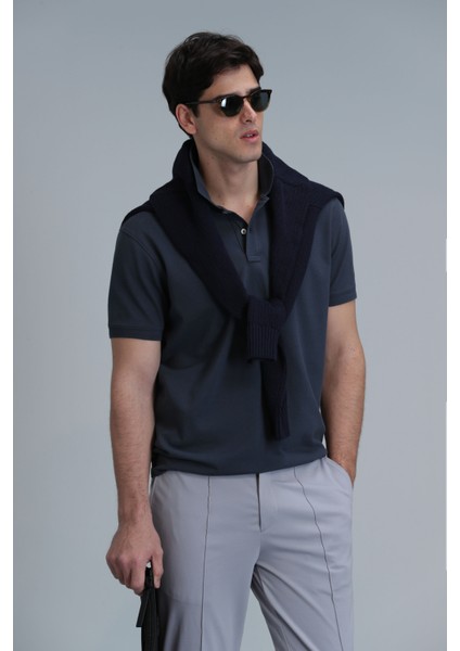 Laon Smart Erkek Polo Tişört Slim Fit Siyah indirimleri