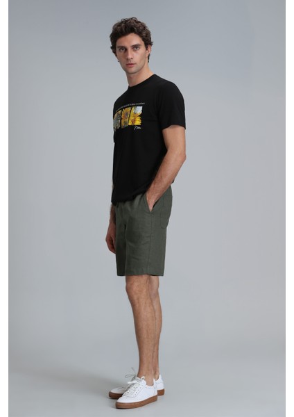 June Modern Grafik T- Shirt Siyah fırsatları