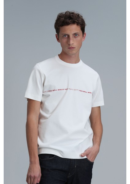 Carlos Modern Grafik T- Shirt Siyah