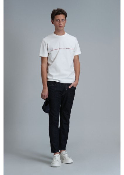 Carlos Modern Grafik T- Shirt Siyah