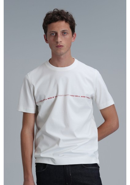 Carlos Modern Grafik T- Shirt Siyah