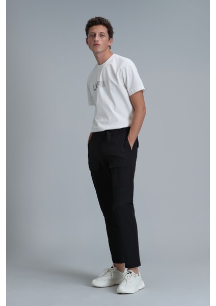 Benjamın Modern Grafik T- Shirt Siyah