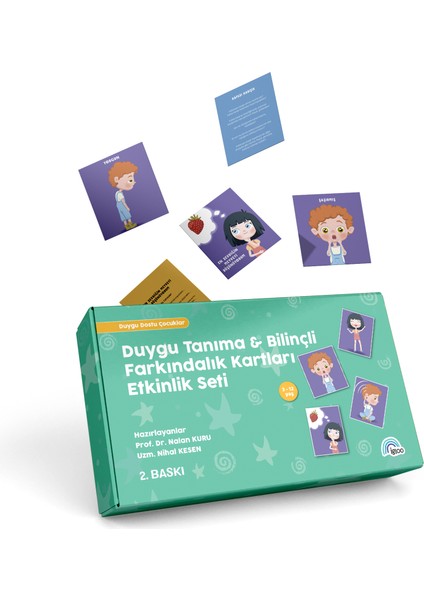 Duygu Tanıma - Bilinçli Farkındalık Kartları Etkinlik Seti