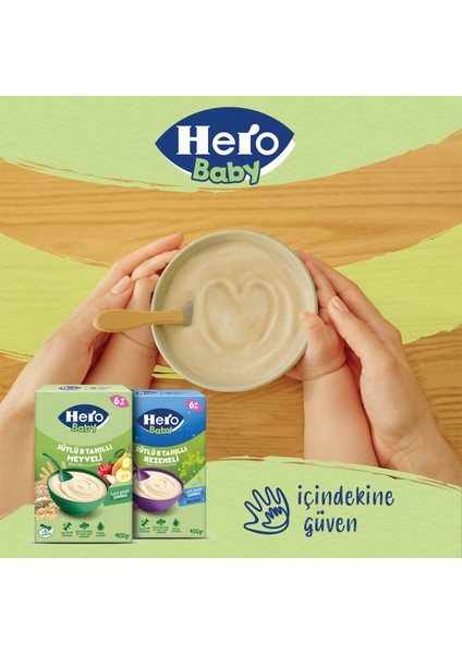 Sütlü 8 Tahıllı Meyveli 400 gr x 6 Adet