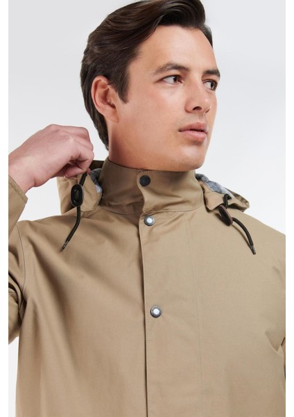 Chelsea Mac Waterproof Jacket BR31 Sand-Grey Stone Tartan