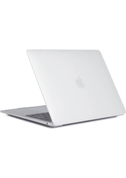 Apple MacBook Air 13.6 M4 2025 Darbelere Dayanıklı Buzlu Matte Ön Arka Kapak Kılıf