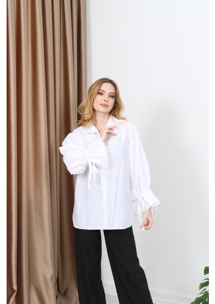 Bayan Tunik Gömlek Poplin Kumaş