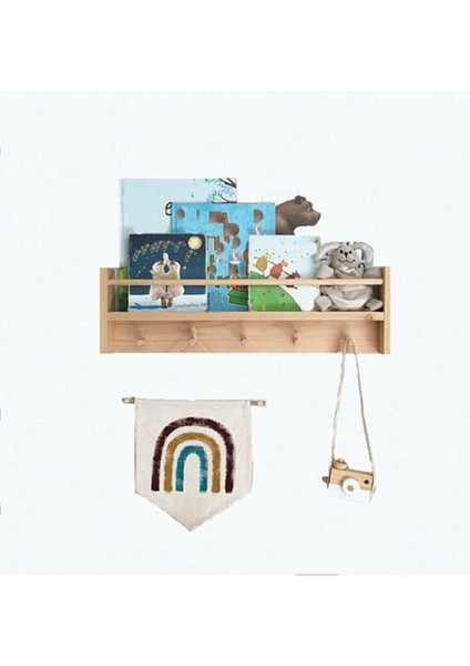 Ahşap Bebek Çocuk Odası Raflı Elbise Askilik fiyatları