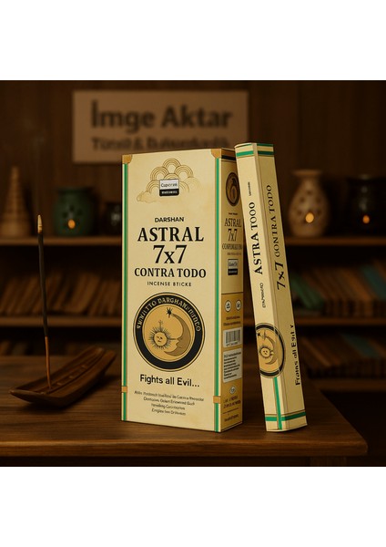 Darshan Incense astral 7x7 20'li Çubuk Tütsü
