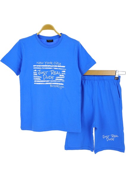 Erkek Çocuk Takım Şortlu Baskılı