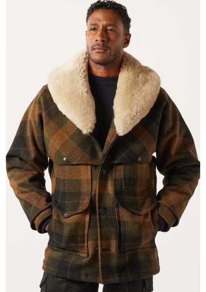 Lined Wool Packer Ceket Looden Heather Plaid