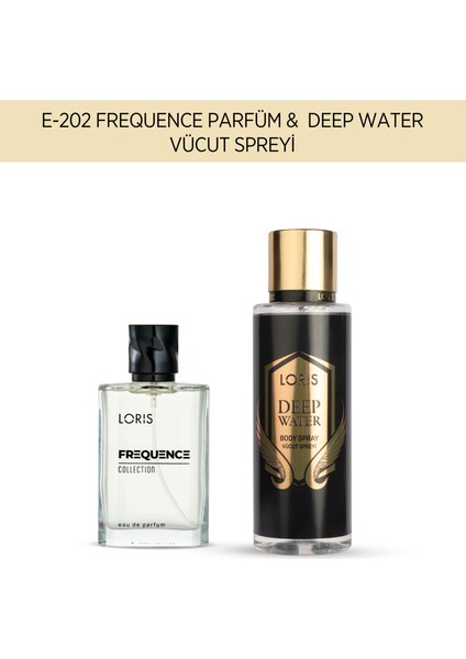 E-202 Erkek Parfüm & Deep Water Body Mist