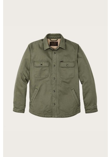 Fleece Lined Overshirt Service Green
