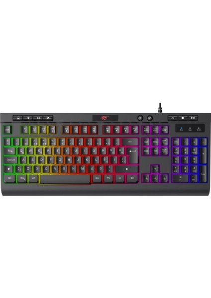 Gamenote KB883L Rgb Aydınlatmalı Gaming Klavye - 19 Tuş Roll-Over, USB Kablolu, Türkçe Q