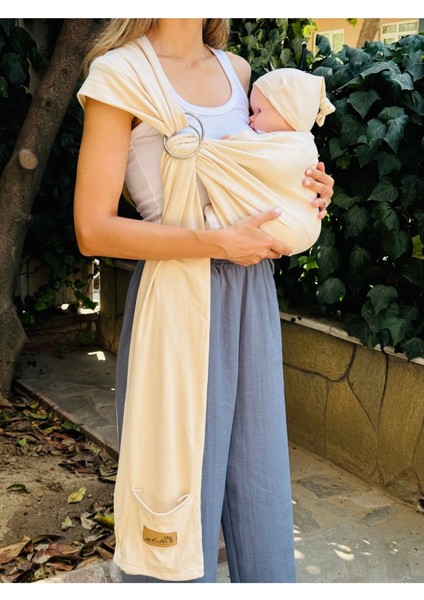 Anakucağı Esnek Halkalı Cepli Bebek Taşıma Şalı, Bebek Askısı Wrap Sling fırsatları