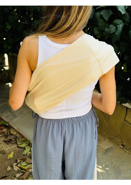 Anakucağı Esnek Halkalı Cepli Bebek Taşıma Şalı, Bebek Askısı Wrap Sling