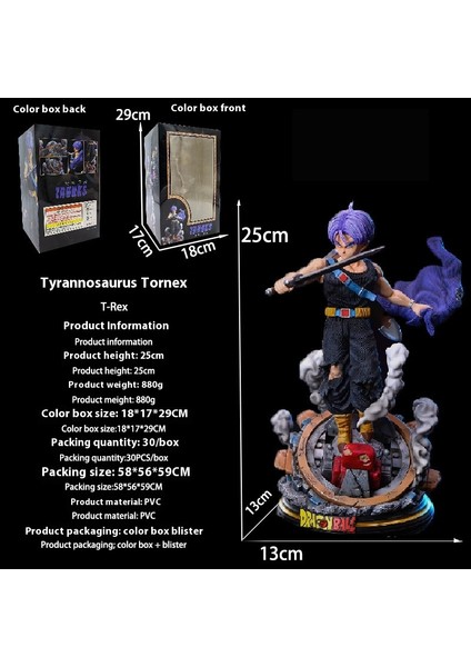 Yedi Dragon Ball Oyun Akını El Yapımı Model Süsler Heykel Hediye (Yurt Dışından)
